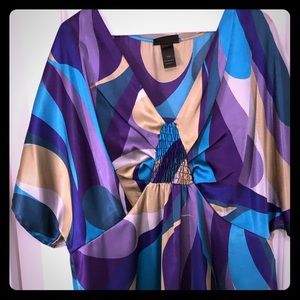 Lane Bryant Geometric Print Blouse